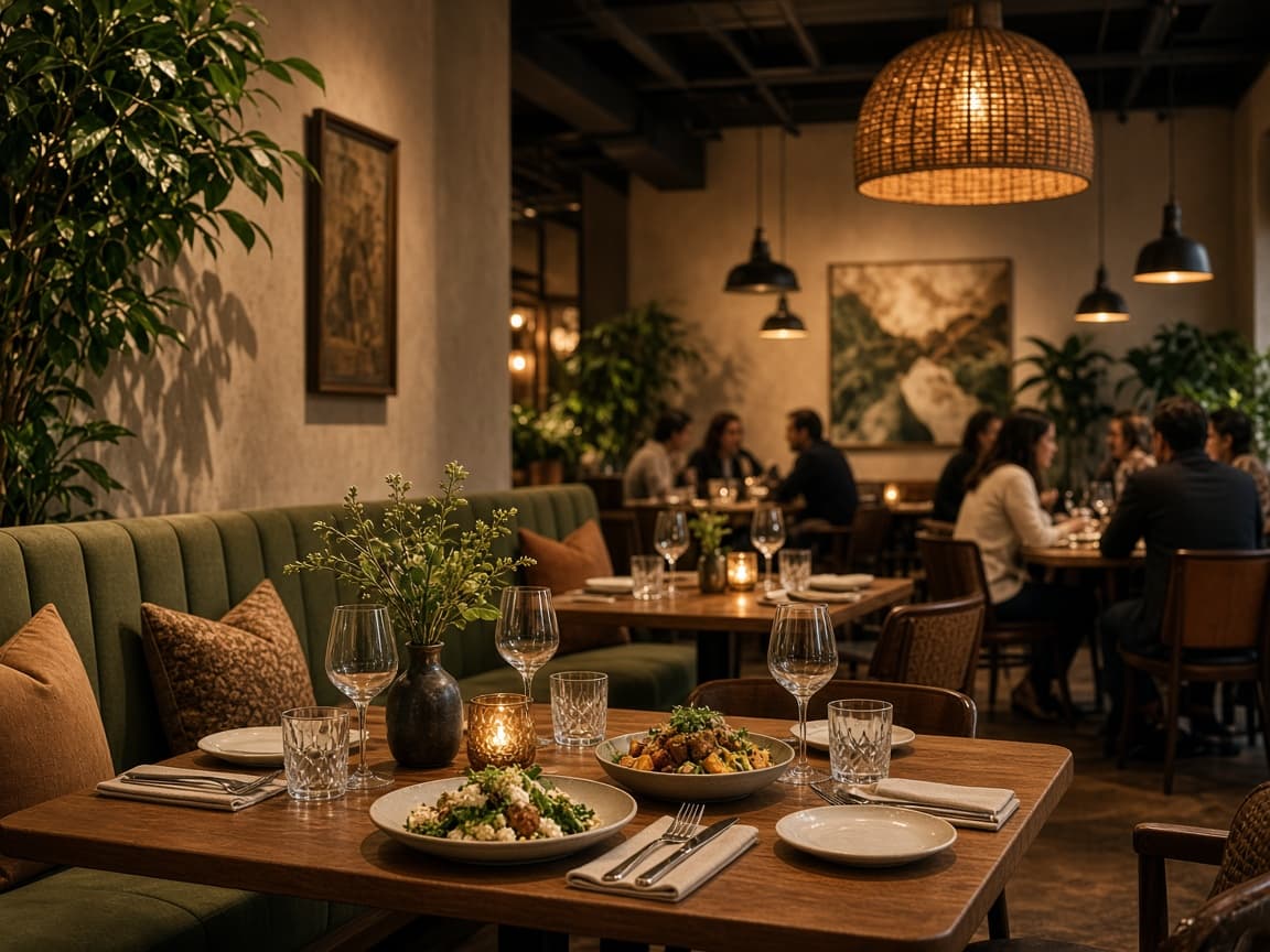 The dining room at The Grove